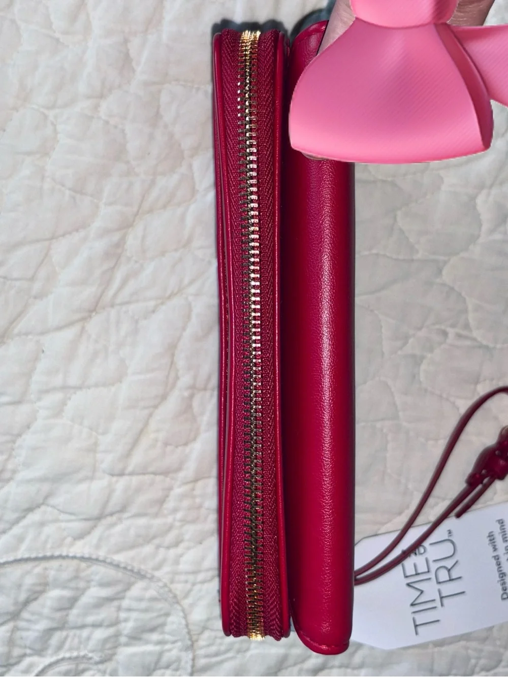 Time & Tru Red Wristlet Wallet | NWT *